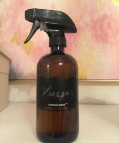 Cornucopia 16oz Amber Glass Spray Bottles w/Reusable Chalk Labels (2 Pack), Heavy Duty Mist & Stream 3-Setting Sprayer; Great for Essential Oils 50 61osDLcO4L 1