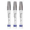 Sharpie Oil-Based Paint Marker, Medium Point, Metallic Silver Ink, Pack of 3 3 Pack