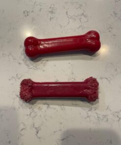 Nylabone Power Chew Toys Variety Triple Pack - Dog Toys for Aggressive Chewers - Indestructible Dog Bones for Small Dogs - Chicken, Bacon & Peanut Buter Flavors, Small/Regular (3 Count) Small up to 25 lbs. 34 61ovLqdtDwL