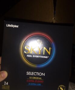 SKYN Selection – 24 Count (10 Original, 6 Extra Studded, 8 Extra Lube) – Lubricated Latex-Free Condoms 19 61ovPXE5VUL