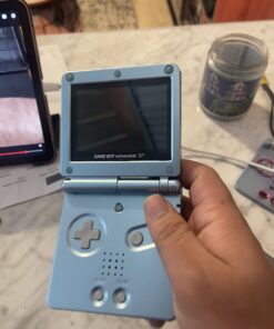 Timorn Full Parts Housing Shell Pack Replacement for GBA SP Gameboy Advance SP (Light Blue Pack) Light Blue Pack 28 61ovshaI6hL