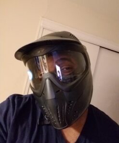 JT Premise Total Headshield Paintball Goggle Mask with Thermal Lens, Black 17 61oxUwfnv3L