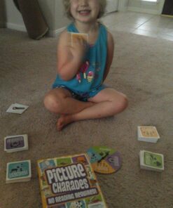 Outset Media Picture Charades for Kids - No Reading Required! - Contains 4 Deck, 192 Cards Total - Ages 4+ 9 61oyARvoejL