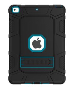 Rantice iPad 6th Generation Cases, iPad 5th Generation Case, iPad Air 2 Case, iPad 9.7 Case, Shockproof Rugged Drop Protection Cover Built with Kickstand for iPad 9.7'' A1893/A1954/A1822/A1823 Black+Dark blue 28 61p 8hRV8VL