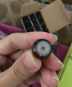 Super Z Outlet 1ml (1/4 dram) Mini Amber Glass Vial Bottles with Orifice Reducer and Cap for Essential Oils, Colognes & Perfumes (12 Pack) 28 61p0i13W85L