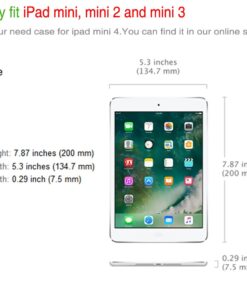 AVAWO Kids Case for iPad Mini 1 2 3 - Light Weight Shock Proof Handle Stand Kids for iPad Mini, iPad Mini 3rd Generation, iPad Mini 2 with Retina Display - Green 13 61p1ZLVINoL