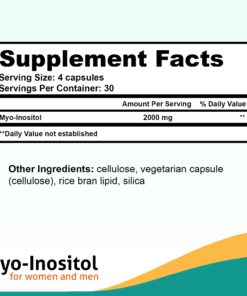 Fairhaven Health Myo-Inositol for Couples Fertility - Men and Womens Fertility Supplement to Support Regular Cycles in Women & Sperm Count & Motility in Men - (120 Capsules) 16 61p1iY2BeCL 2