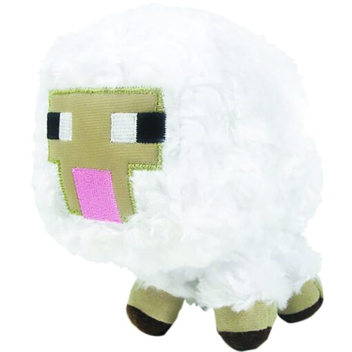 Minecraft Baby Sheep Plush Toy - Soft, Yellow Stuffed Animal Figure, 5.5" Tall, Ages 12+ Months