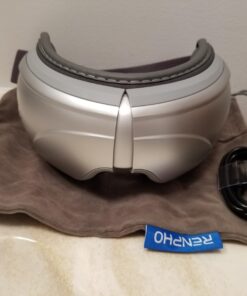 RENPHO Eyeris 2 Extended - Eye Massager with Heating Pad for Migraines, Heated Eye Mask for Relax, Eye Care, Face Massager for Eye Strain Eye Bags Dry Eyes, Improve Sleep, Ideal Birthday Gift Sliver 54 61p3HEzqDUL
