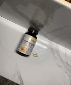 NutriRise Organic Ashwagandha Root Capsules with Black Pepper, 1300mg, Natural Stress & Mood, Thyroid, and Immune Support Supplement, Nootropic for Focus & Energy, Gluten Free, 120 Count 31 61p3VLxY6NL 3