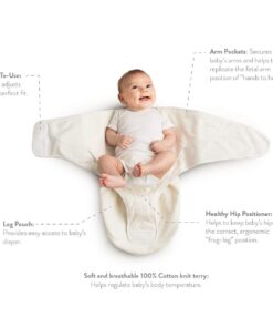 Ergobaby Swaddle Wrap, Original Swaddler, Elephant 10 61p4iiRYH3L