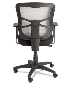 Alternative view of Alera ALEEL42B04 Elusion Series Mid-Back Swivel/Tilt Mesh Chair - Black/White
