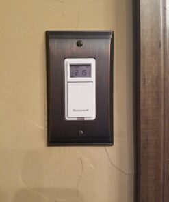 Honeywell Home RPLS730B1000 7-Day Programmable Light Switch Timer, White Filter 55 61p6yh4F5uL