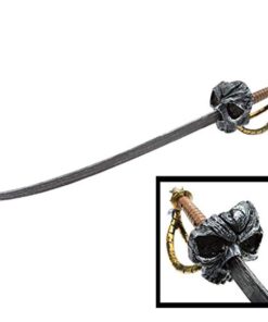 Rubie's mens Party_Supplies Skull Face Pirate Sword Costume Accessory Prop, Multi-colored, 28 US
