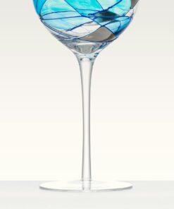 Antoni Barcelona Large Wine Glasses (29 Oz) – EXCLUSIVE BOX - Handblown & Handmade, Painted Red Wine Glass, Gifts for Women, Birthdays, Anniversaries, and Weddings (Blue,2 unit) Exclusive Box Blue 2 10 61p81xy8JwL 1