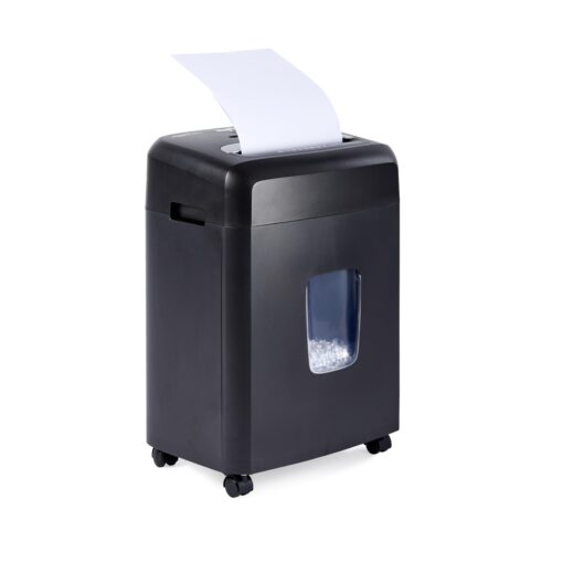 Amazon Basics 12 Sheet (new model) Micro Cut Paper and Credit Card CD Shredder With 6 Gallon Bin, Black 12 Sheet (new model)