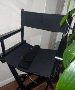 Casual Home 24" Director's Chair Black Frame-with Black Canvas, Counter Height Black Frame - Solid Wood 26 61p8JAdQrZL