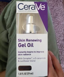 CeraVe Anti Aging Gel Serum for Face to Boost Hydration | With Ceramide Complex, Sunflower Oil, and Hyaluronic Acid | 1 Ounce 36 61p94Hq7kbL