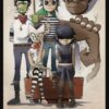 Music - Alternative Rock Posters: Gorillaz - All Here - 35.7'x23.8',Living Room 25 61pAeDA5cBL