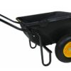 Polar Trailer #8449 Cub Cart, 50" x 28" x 29" Hauling Cart Black