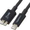 Amazon Basics USB-C to Micro USB 3.1 Gen 2 Fast Charging Cable, 10Gbps High-Speed, 3 Foot, Black 1-Pack 29 61pBheVtZ2L