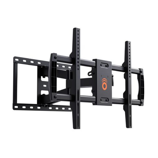 ECHOGEAR Full Motion Articulating TV Wall Mount Bracket for TVs Up to 75" - Extends from The Wall 16" with Smooth Swivel & Tilt - Simple 3-Step Install