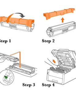 Arthur Imaging Compatible Toner Cartridge Replacement for Brother TN221 TN225 (Black, Cyan, Yellow, Magenta, 4-Pack) 13 61pClKslYtL