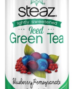 Steaz Organic Lightly Sweetened Iced Green Tea, Blueberry Pomegranate, 16 OZ (Pack of 12) 16 Fl Oz (Pack of 12) 5 61pD7wOgUSL