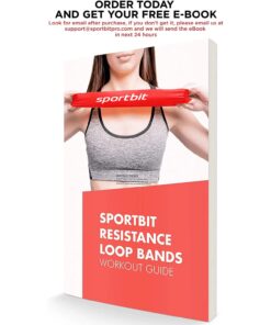 Sportbit Exercise Resistance Bands Set of 5 + Bag | Best Elastic Resistance Loop Bands for Stretching, Yoga, Physical Therapy, Workout, Home Fitness and Sport 23 61pDCmyhCQL