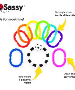 Alternative view of Sassy Ring O Links 9 Piece Set