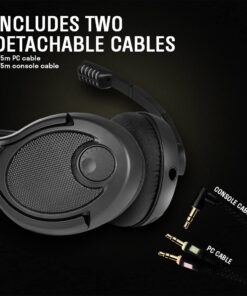 Drop + EPOS PC38X Gaming Headset Noise-Cancelling Microphone with Over-Ear Open-Back Design, Velour Earpads, Compatible with PC, PS4, PS5, Switch, Xbox, Mac, Mobile, and More (Black) Black One Size 21 61pGZuzct9L