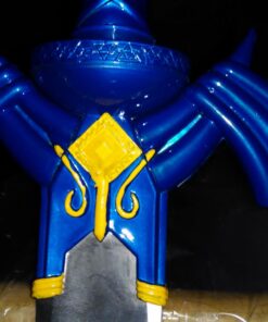 Zelda Link Master Sword Twilight Princess Fantasy Sword with Plaque - Blue (Blue) 77 61pGg bAtL