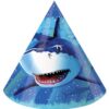 Creative Converting Shark Splash Child Party Hat, 6.25" x 4.25", Blue 32 61pGtZoIEbL