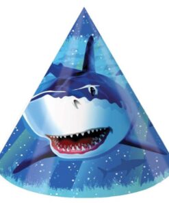 Creative Converting Shark Splash Child Party Hat, 6.25