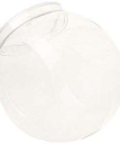 Clear Plastic Container with Lid - 80oz, 1 Piece - Perfect for Weddings, Birthdays & Celebrations 80 Oz 19 61pHH1UcrVL