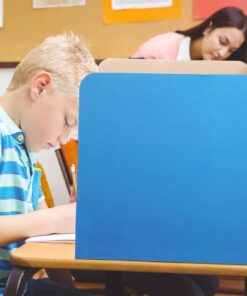 School Privacy Boards for Student Desks Students Classroom Privacy Folders Study Carrel Reduces Distractions Privacy Boards for Student Desks Test and Desk Dividers, 19 x 12 Inch (24 Pack) 24 10 61pHzqRrTAL