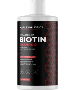 Ultra Biotin Shampoo for Thinning Hair - Extra Strength Volumizing Shampoo for Men and Women with B Vitamins and Rosemary Essential Oil - Sulfate Free Shampoo Biotin Formula for Hair and Scalp Care Sandalwood 26 61pIMHBZgjL