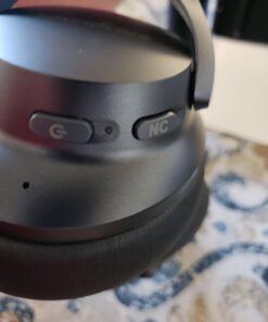 Soundcore Anker Life Q20 Hybrid Active Noise Cancelling Headphones, Wireless Over Ear Bluetooth Headphones, 40H Playtime, Hi-Res Audio, Deep Bass, Memory Foam Ear Cups, for Travel, Home Office Black 49 61pIMIVjXEL