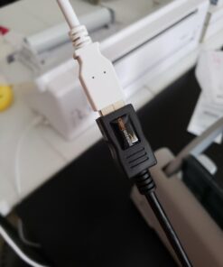 Amazon Basics USB-A 2.0 Extension Cable, for Printer, Mouse or Keyboard, Male to Female, 480Mbps Transfer Speed, 6.5 Foot, Black 6.5 Feet 1 36 61pJeFFuyfL