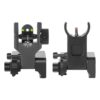 SOUFORCE Flip Up Front and Rear Iron Sights, Backup Sights Set Fit Picatinny & Weaver Rails, Black Flip up fiber optic sights 16 61pKiaCSoDS