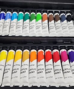 Amazon Basics Acrylic Paint Tubes, 24 Colors 61 61pLCjssRML