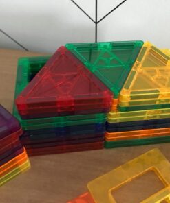 60 PCS Magnetic Building Tiles Kids Toys STEM Magnetic Blocks Sensory Toys Kids Games Magnet Building Toys for Boys and Girls Aged 3+, Kids Brain Development Preschool Kindergarten Toddler Toys 79 61pLDTKcdTL