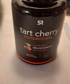 Sports Research Tart Cherry Concentrate - Made from Montmorency Tart Cherries - Non-GMO & Gluten Free (60 Liquid Softgels) 26 61pLeleoCDL