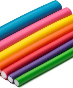 Tifara Beauty Salon Heatless Flexible Hair Rollers Curlers 42-pack 7" Soft Foam Flexi Twist Curling Rods for Short Long Hair 44 61pMZUZDjoL
