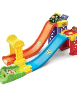 VTech Go! Go! Smart Wheels 3-in-1 Launch and Play Raceway 22 61pN2IC1WSL