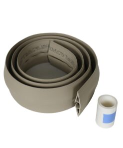 C2G Legrand Overfloor Duct, Ivory, (60 Inches) Wiremold Floor Management Kit, Corduct, Cord Protector, Wire Organizer and Hider, Rubber Cable Cover and Concealer, CDI-5, 5 Feet 5 ft 24 61pNa7N7IXL