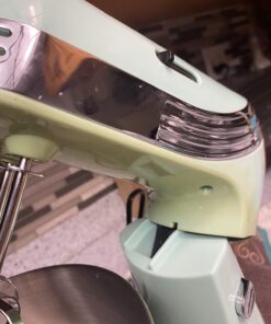 Dash Stand Mixer (Electric Mixer for Everyday Use): 6 Speed Stand Mixer with 3 Quart Stainless Steel Mixing Bowl, Dough Hooks & Mixer Beaters for Dressings, Frosting, Meringues & More - Aqua 34 61pNizerFTL