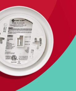 First Alert BRK SC9120LBL Hardwired Smoke and Carbon Monoxide (CO) Detector with 10 Year Sealed Battery Backup , White Alarm 17 61pOFxLQH9L