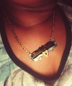 ProLuckis Handmade Personalized Name Jewelry Necklace 18k Gold Plated-Custom Made Any Name Style 5 19 61pOcRJE6pL