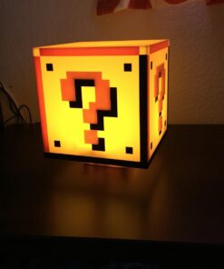 Paladone Super Mario Brothers Question Block Lamp, Light Up Figure Classic 30 61pPFvRJ8JL 1
